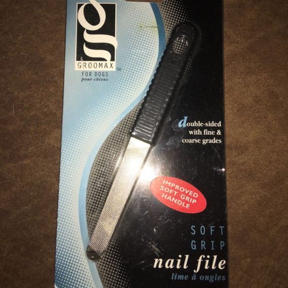 Stainless Steel Soft Grip Dog Nail File - Picture 1 of 2